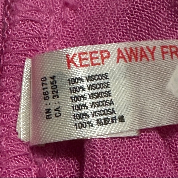 Free People Corazon Crop Top XL Pink Endless Summer Textured Adjustable Tie NWT - Picture 7 of 12